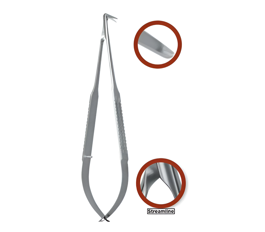 Flat Handle, Streamline, Vascular Scissor